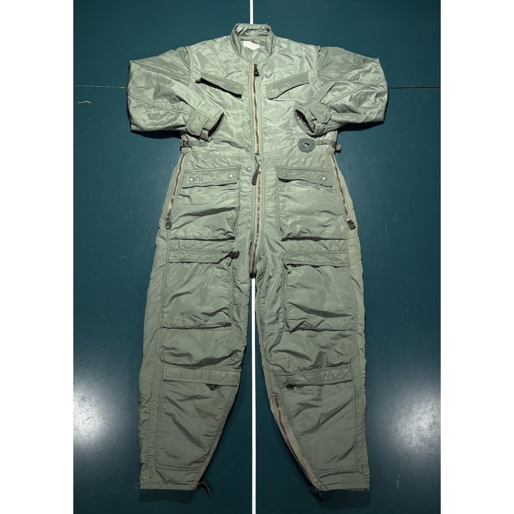 Vintage 1963 USAF CWU-2/P Flight Suit Coveralls Medium Reg Conmar Vietnam Rare